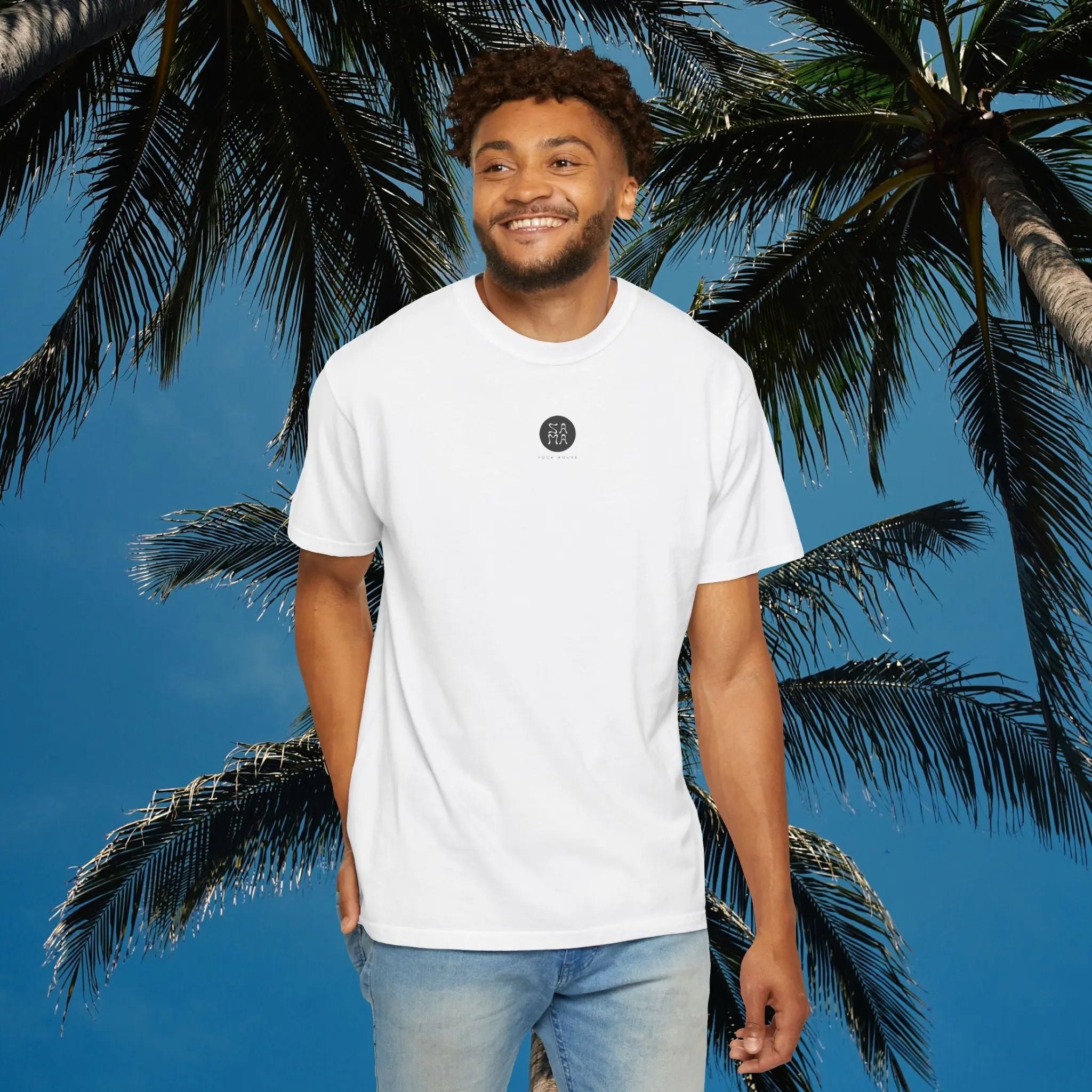 Sama Yoga House - Connected Through Practice T shirt Printify