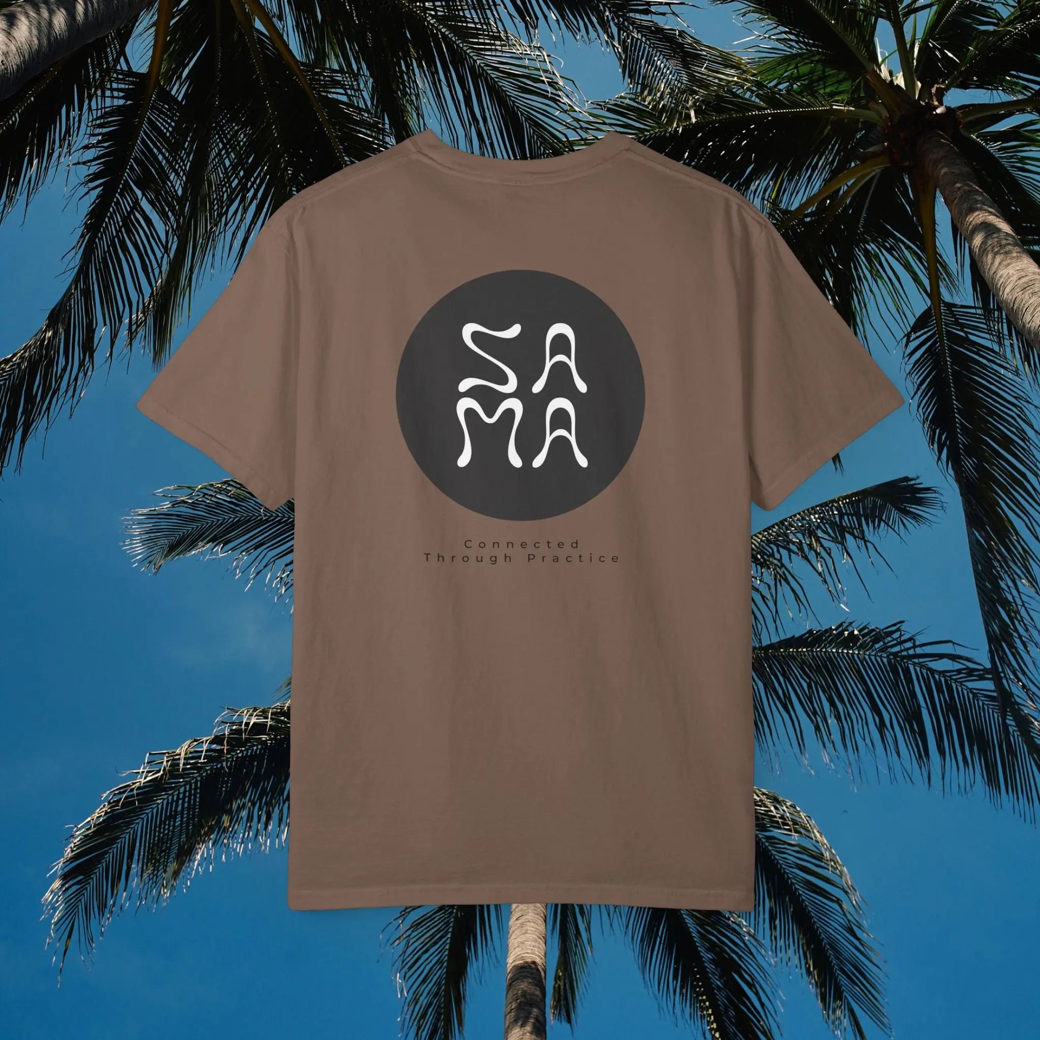 Sama Yoga House - Connected Through Practice T shirt Printify