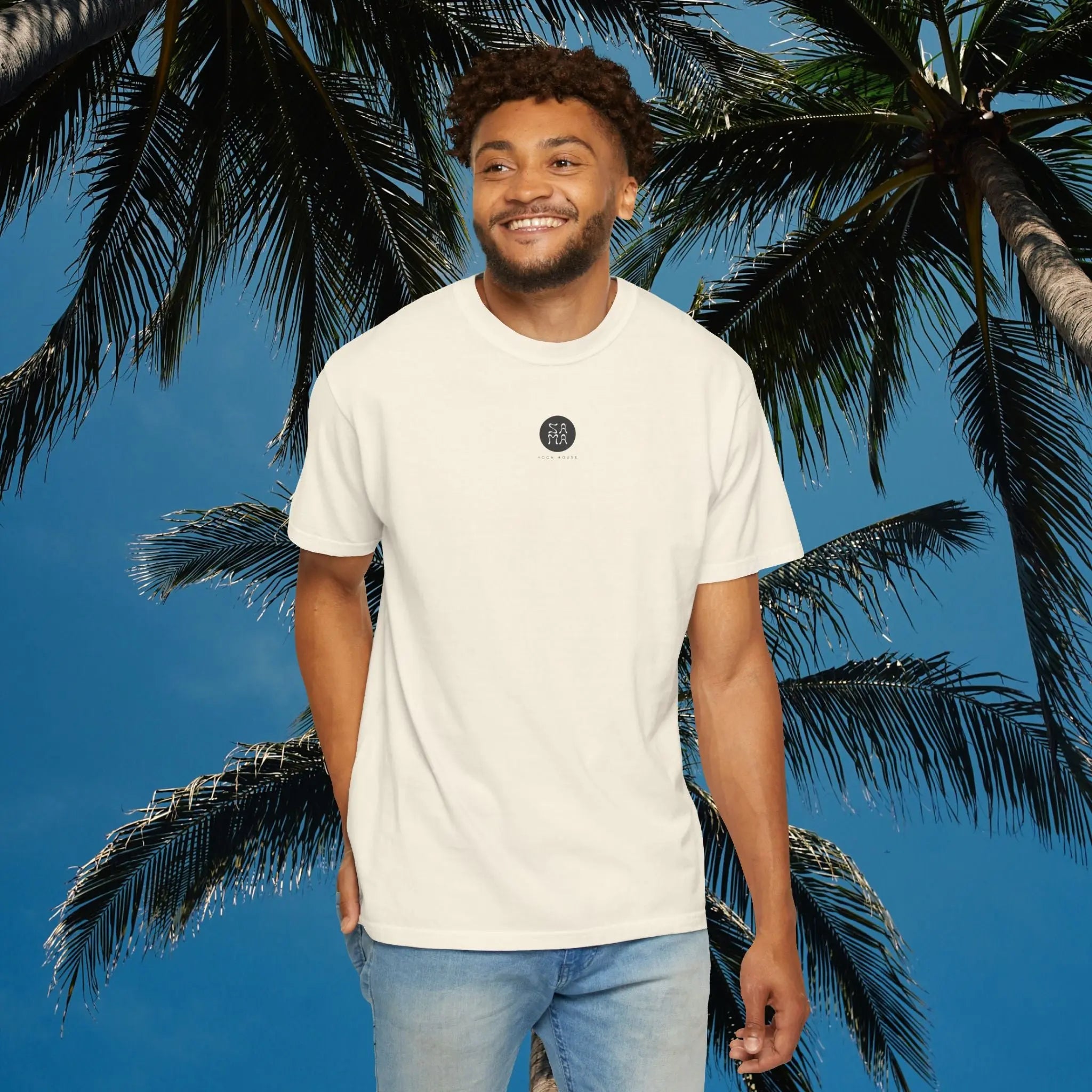 Sama Yoga House - Connected Through Practice T shirt Printify