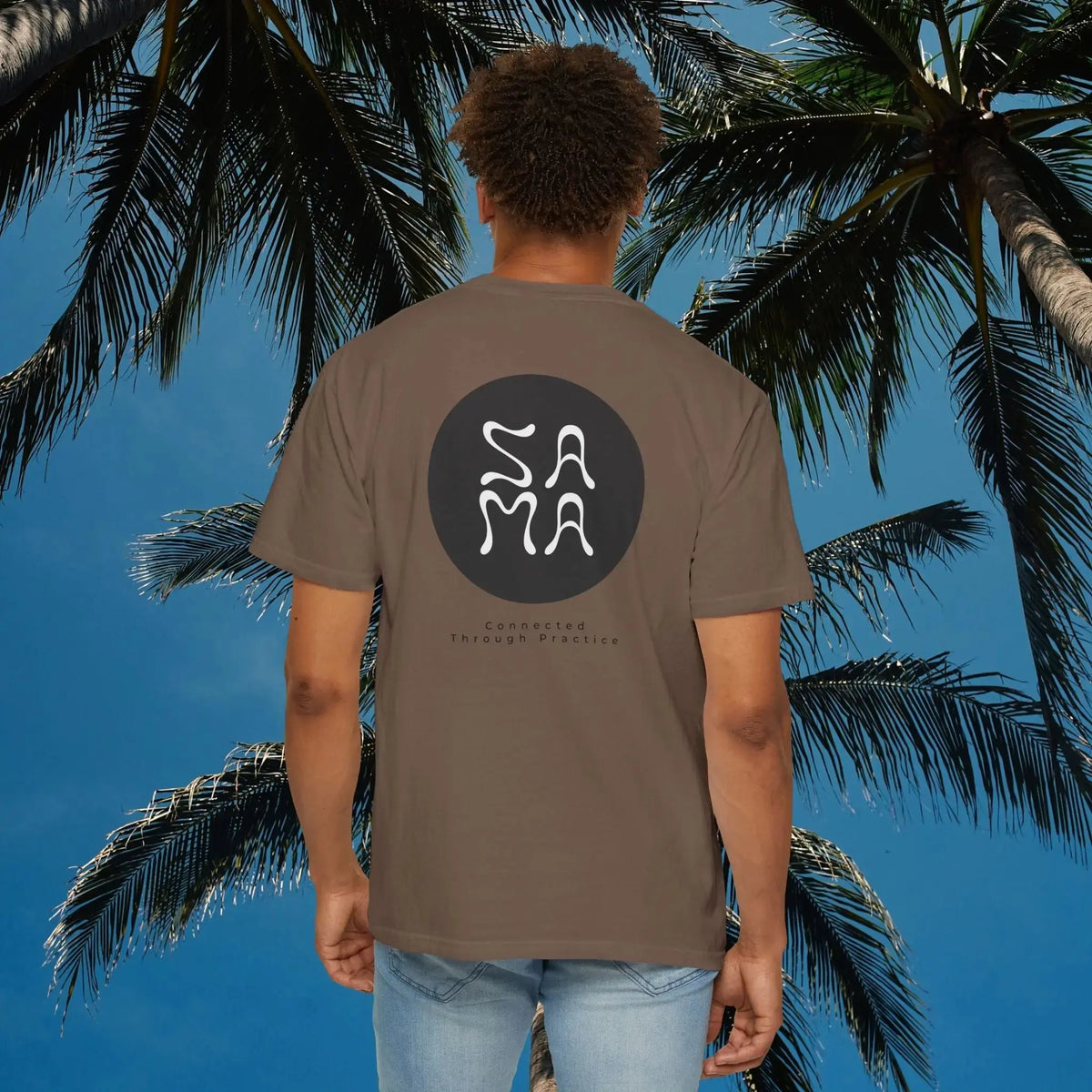 Sama Yoga House - Connected Through Practice T shirt - Sama Yoga House