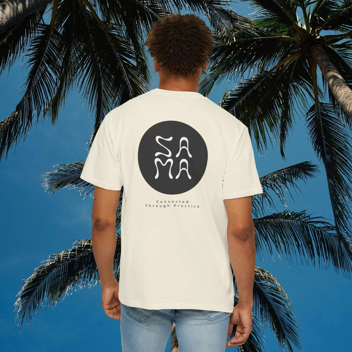 Sama Yoga House - Connected Through Practice T shirt - Sama Yoga House