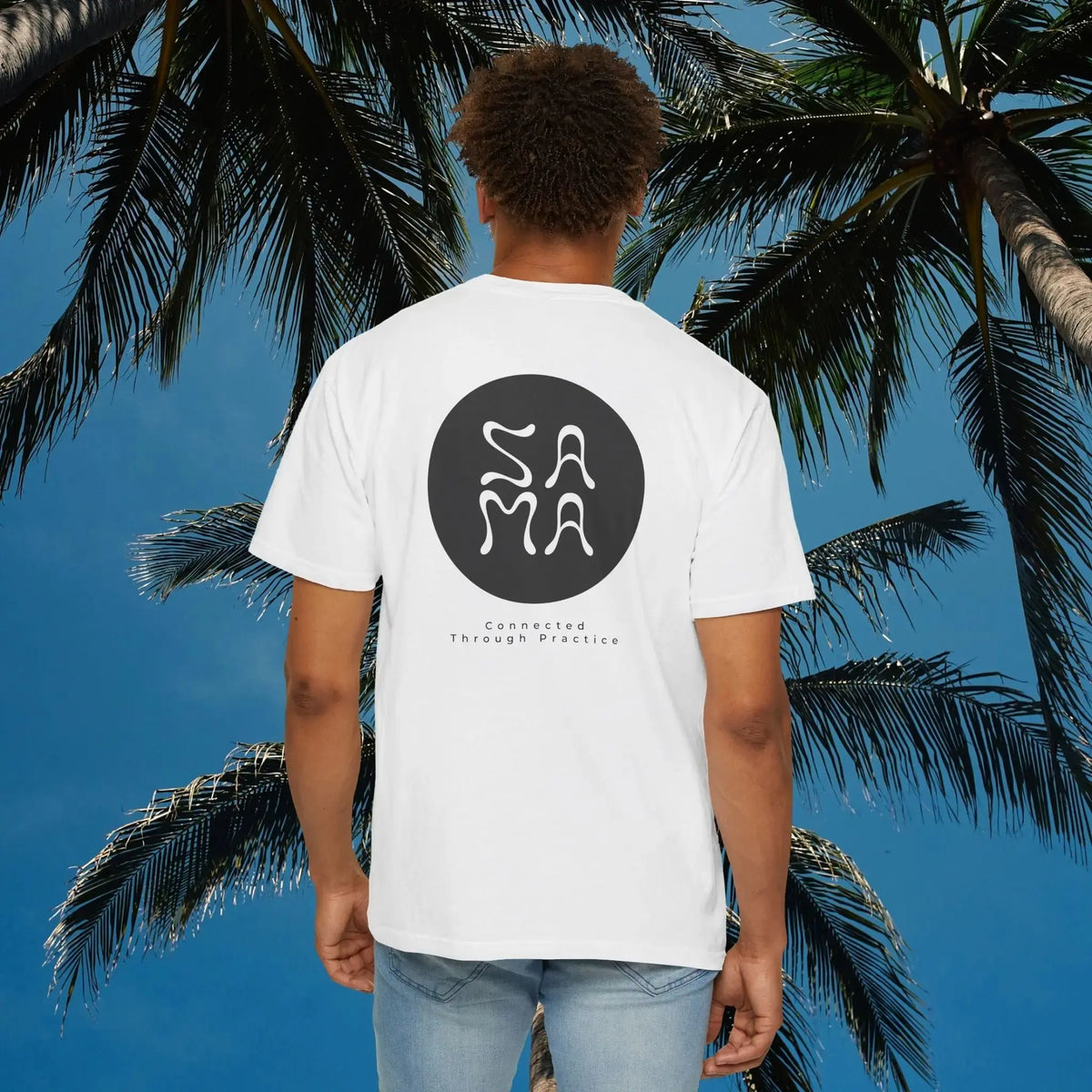 Sama Yoga House - Connected Through Practice T shirt - Sama Yoga House