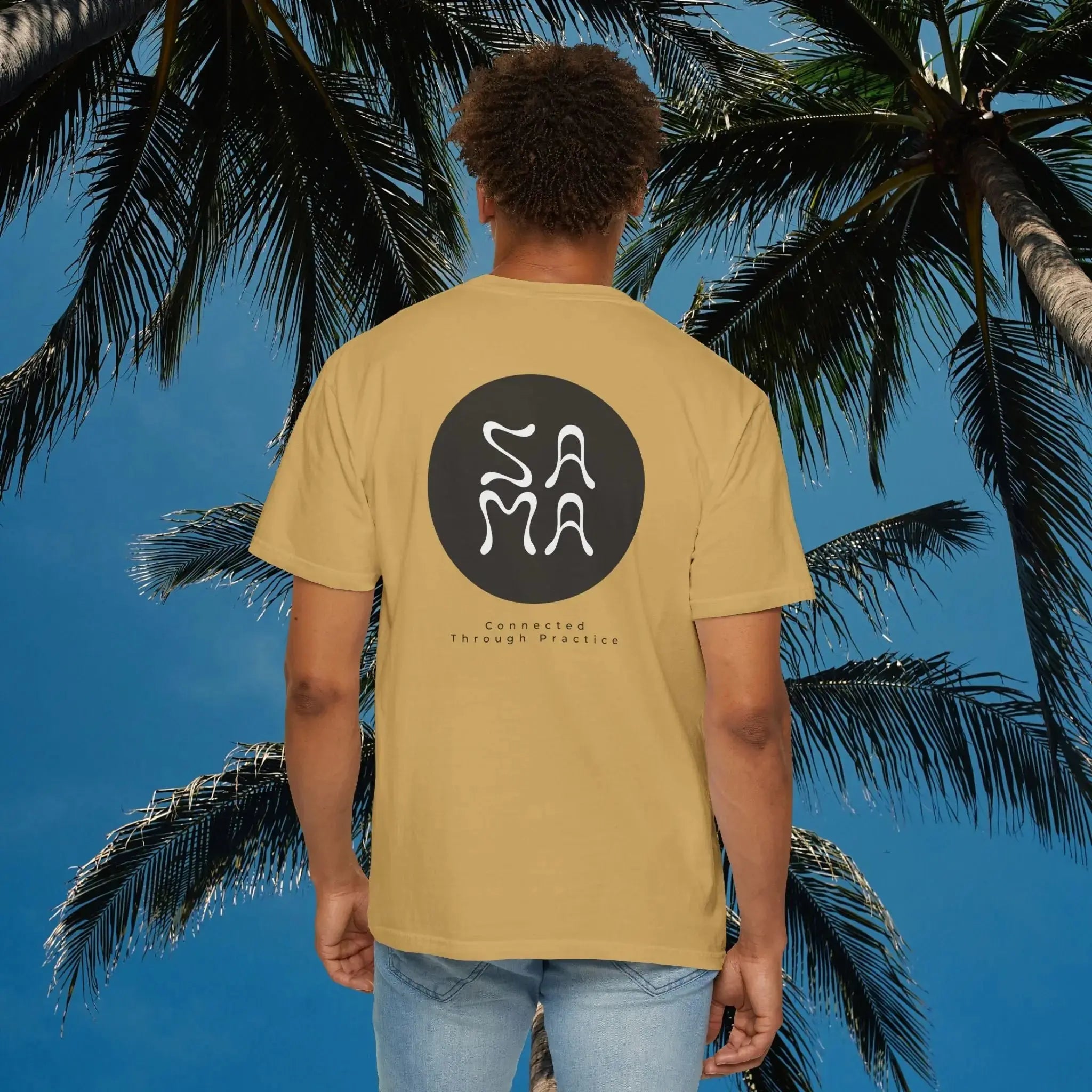 Sama Yoga House - Connected Through Practice T shirt - Sama Yoga House